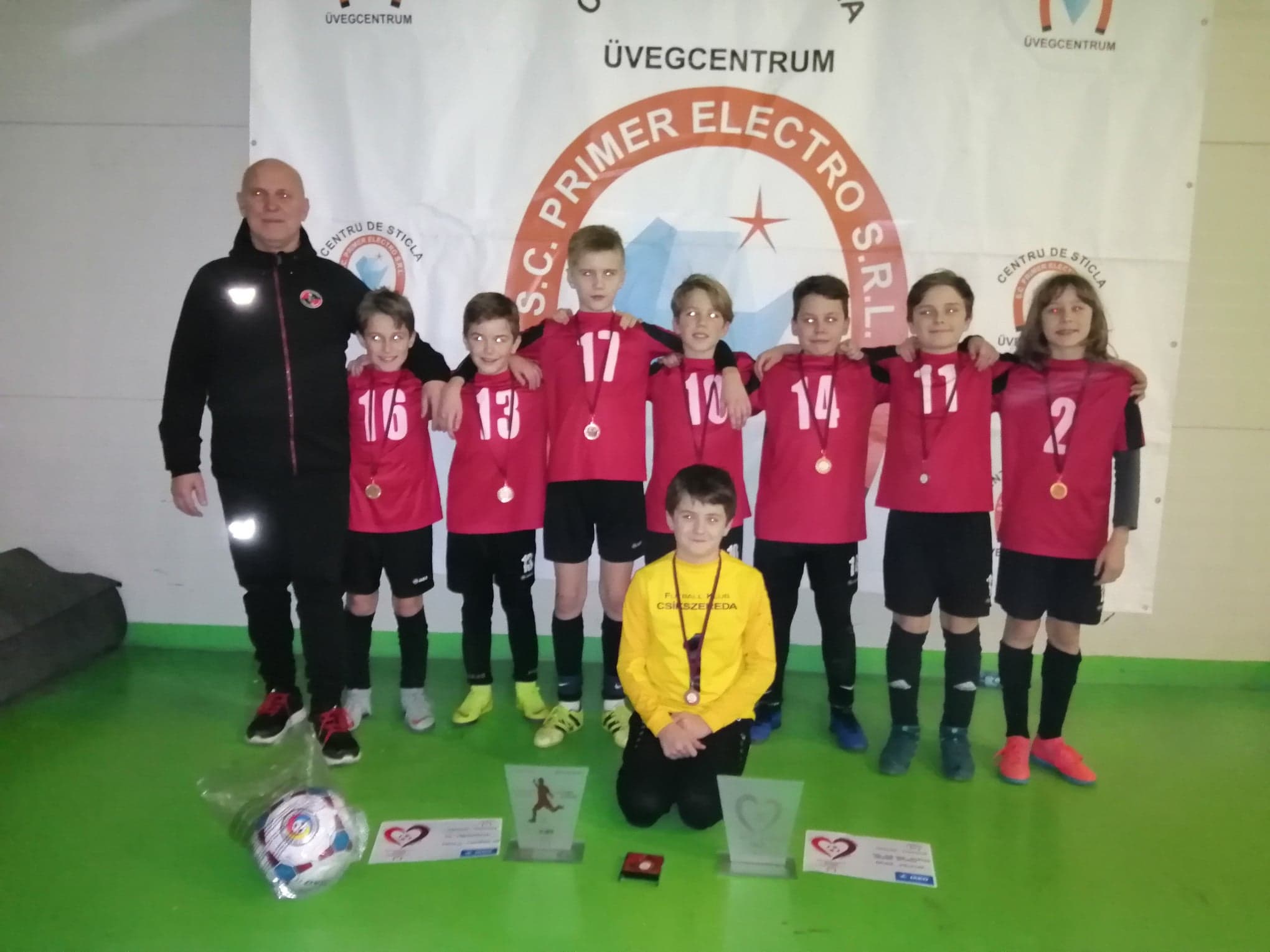 Első hely az Üvegcentrum kupán