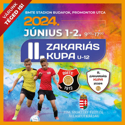 Események | Címvédőként utazik U12-es csapatunk a II. Zakariás Kupára