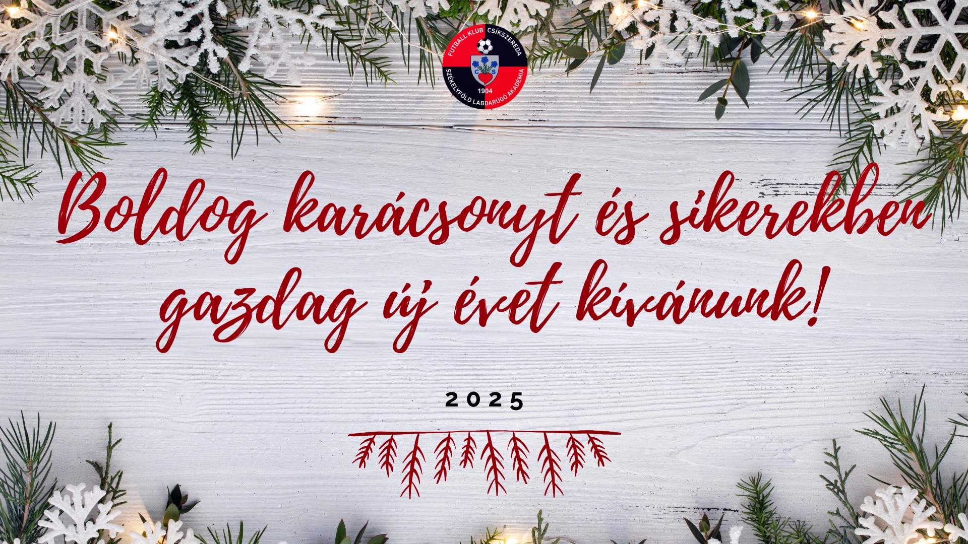 Áldott karácsonyt és boldog új évet!