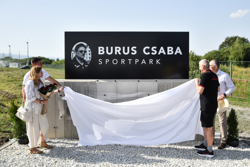 Az ember, aki nem hátrált meg: felvette Burus Csaba nevét a sportpark
