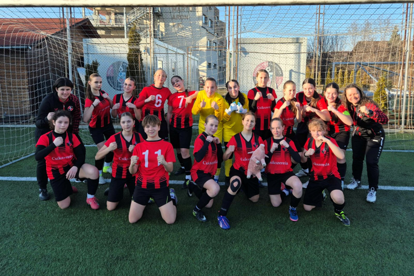 Női U15 | Tízgólos hazai siker az Elitligában